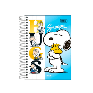 Agenda Espiral Snoopy M5 2026 3 - Tilibra